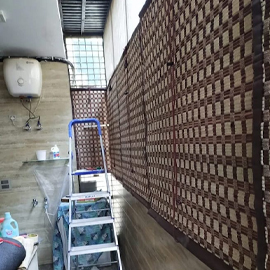 bamboo fencing blind