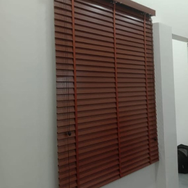 wooden blinds